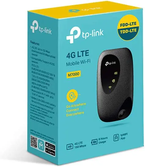 Router 4G – bateria 2000 mAh